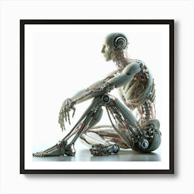 Humanoid Robot 5 Art Print