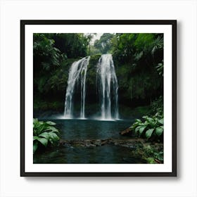 Heaven Waterfal Art Art Print