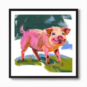 Yorkshire Pig 03 Art Print
