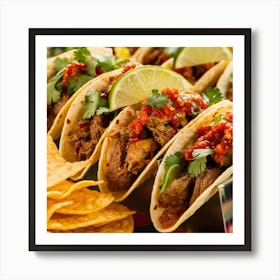 Mexican Tacos 2 Art Print