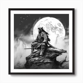 Samurai Warrior 3 Art Print