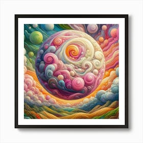 Psychedelic Painting 6 Art Print