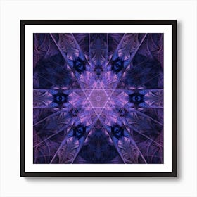 Fractal Symbol Pattern Design Art Print