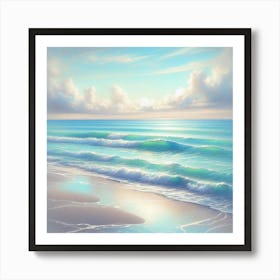 Seascape Painting 2 Art Print