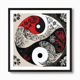 Yin Yang 54 Art Print