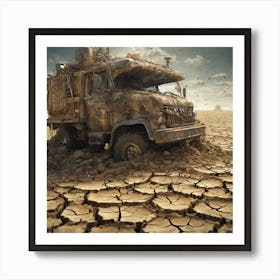 Desert Truck 4 Art Print