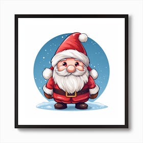 Santa Claus 2 Art Print