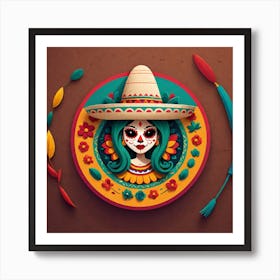 Mexican Logo Design Targeted To Tourism Business 2023 11 08t195114 Art Print