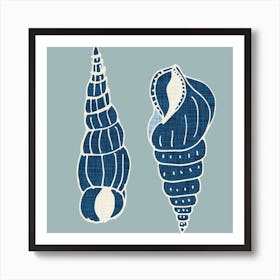 Sea Conch Square Art Print