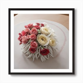 Bouquet Of Roses Art Print