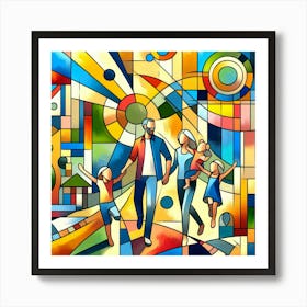 Stained Glass Art Art Print