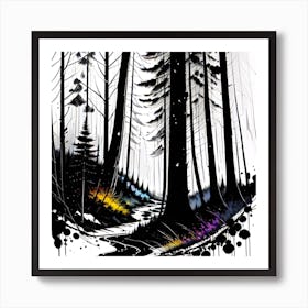 Forest Path 39 Art Print