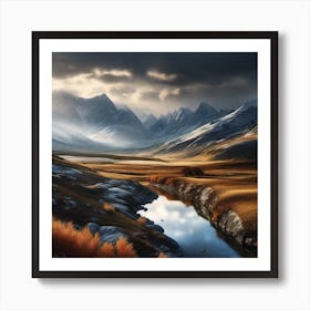 Landscape Painting 193 Art Print