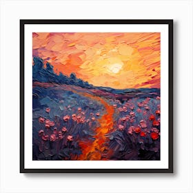 Sunrise Palette Reverie Art Print