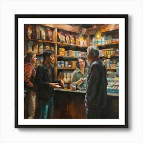 Coffee Shop 1 Art Print