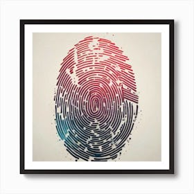 Fingerprint Art Print