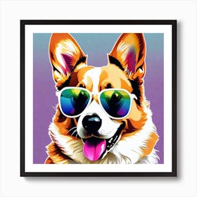 Corgi Painting 27 Art Print