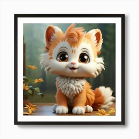 Cute Cat 7 Art Print