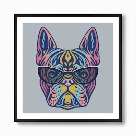 French Bulldog Pop Art Art Print