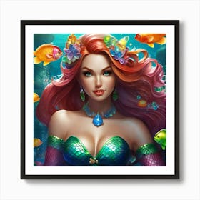 Gummy Bear Mermaid 3 Art Print