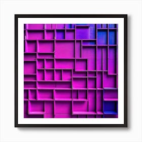 Purple Wall Art Art Print