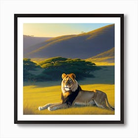 Lion King 1 Art Print