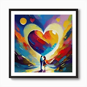 Heart Of Love 4 Art Print