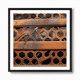 Rusty Metal 1 Art Print