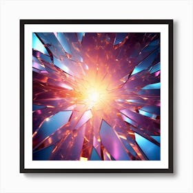 Shattered Glass Art Print