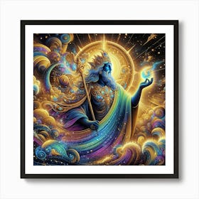 Lord Of The Oceans Art Print