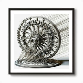 Kinetic Sculpture With Moving Parts (2) Art Print