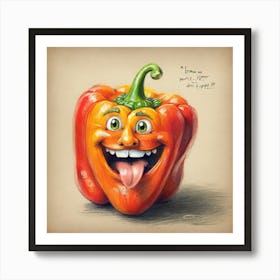 Happy Pepper 2 Art Print