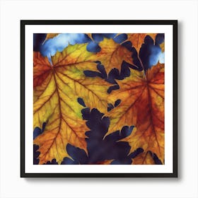 Autumn Leaves Photo Poster