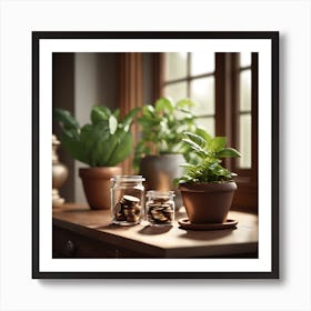 Jars Of Money Art Print