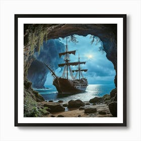 Pirate ship Art Print