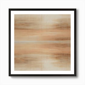 Abstract Nude Horizon A Minimalist Abstract Representation Of A Horizon Where The Sky And Land Mee (3) Art Print