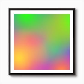 Abstract Colorful Background 6 Art Print