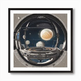 Space Station 34 Art Print