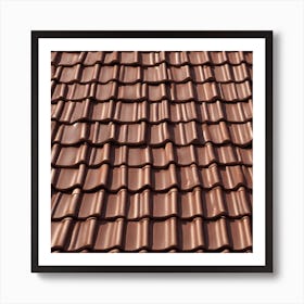 Tiled Roof 5 Art Print