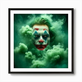 Joker In Smoke 1 Art Print