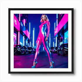 Neon City 1 Art Print