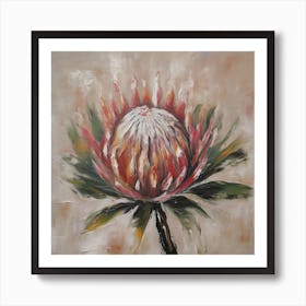 Flower of Protea Art Print