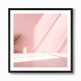 Baby Pink Sunset V2 Art Print