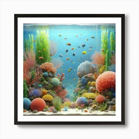 Coral Reef Art Print