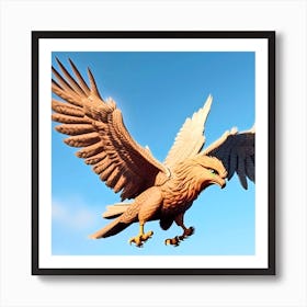 Eagle In Flight 1 Art Print
