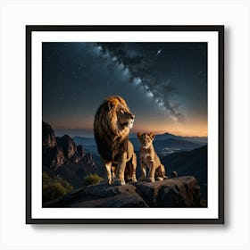 Lion King Art Print