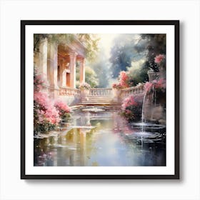 Mystic Gardens: Ethereal Impressionist Brushwork Art Print