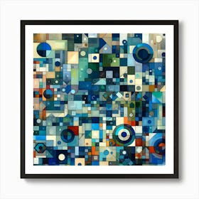 Mosaics And Glass Art Print