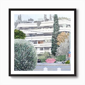 French Consulate In Athens Art Print