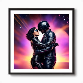 Daft Punk 10 Art Print